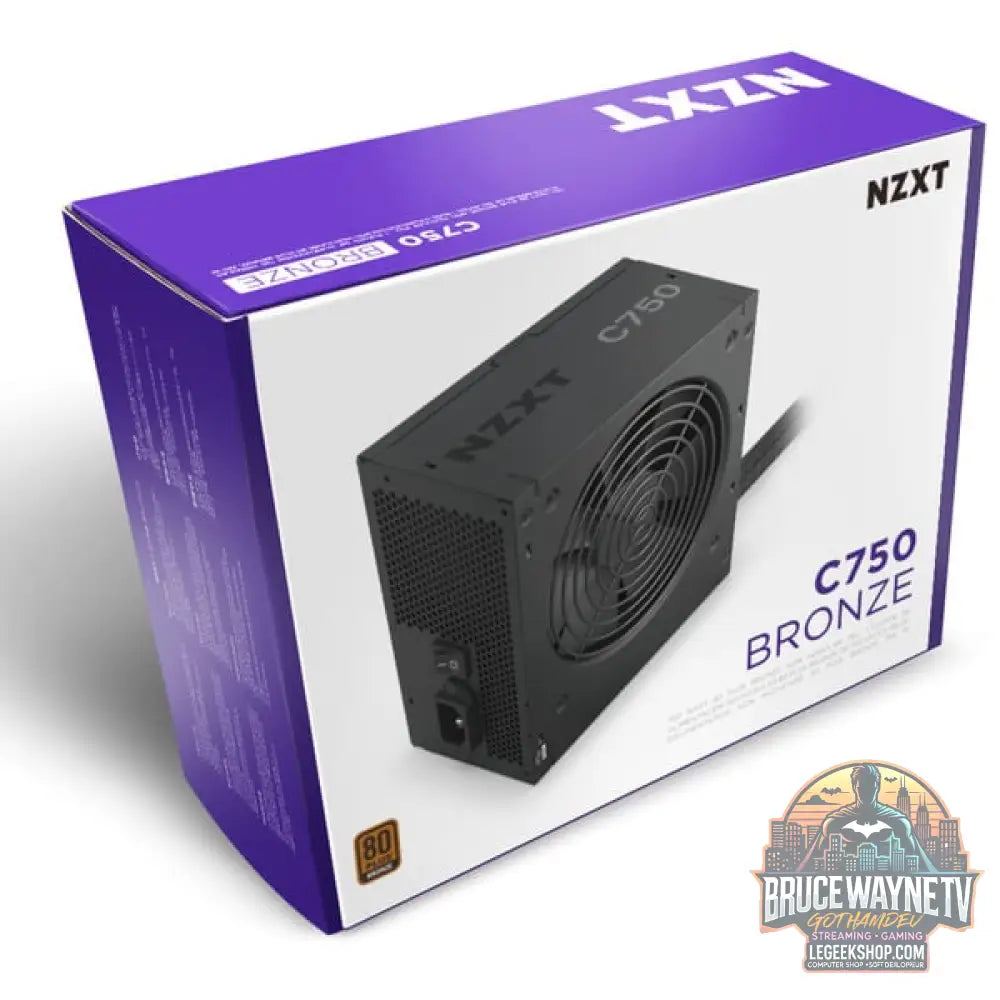 NZXT C750 Bronze, alimentation PC - NZXT - vue 6