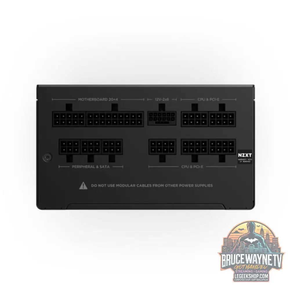 NZXT C850 GOLD CORE, alimentation PC - NZXT - vue 6