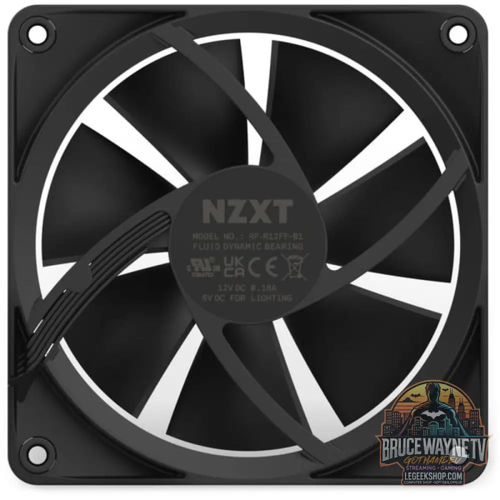 NZXT F120 RGB Single 120x120x26, Gehäuselüfter - NZXT - vue 3