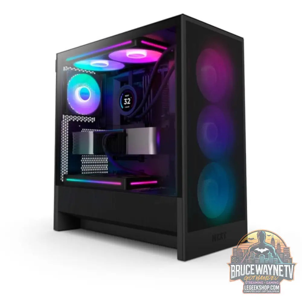NZXT H5 Flow RGB ( 2024 ), Tower-Gehäuse - NZXT - vue 6