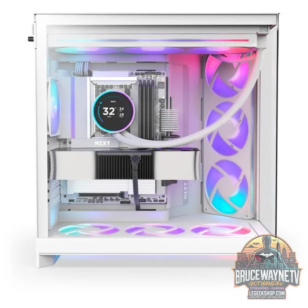 NZXT H9 Flow RGB, Tower-Gehäuse - NZXT - vue 7