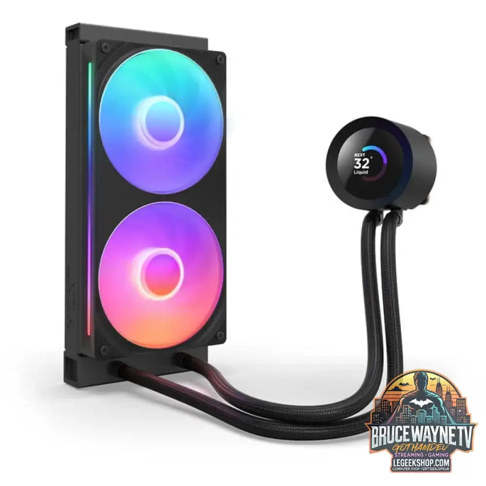 NZXT Kraken Plus RGB 240, Wasserkühlung schwarz - NZXT - vue 2