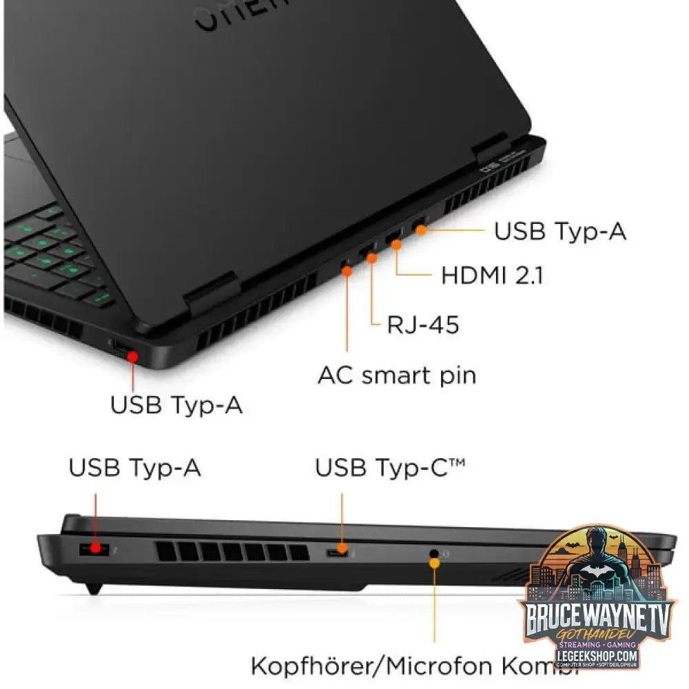 OMEN 16-am0280ng, Gaming-Notebook - vue 8