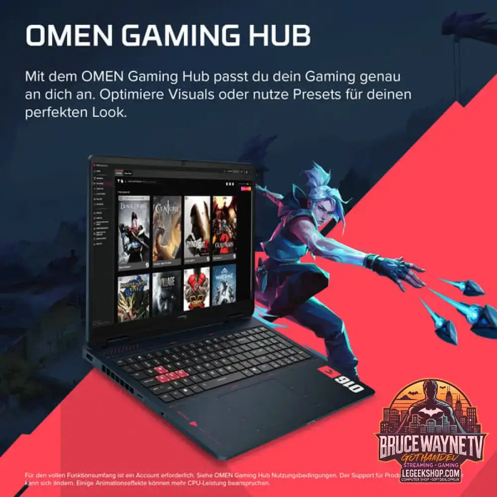 OMEN Omen 16-ap1099ng, Gaming-Notebook - vue 15