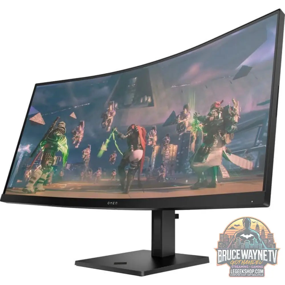 OMEN 34c, Gaming-Monitor - vue 3