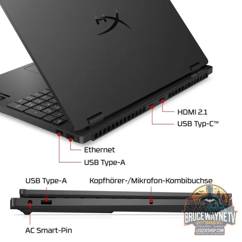 OMEN HyperX OMEN 15-gb0057ng, Gaming-Notebook - vue 12