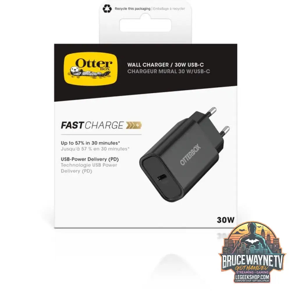 Otterbox EU Wand-Schnelladegerät Wall Charger 30W schwarz, USB Power Delivery 3.0, USB-C - Otterbox - vue 4