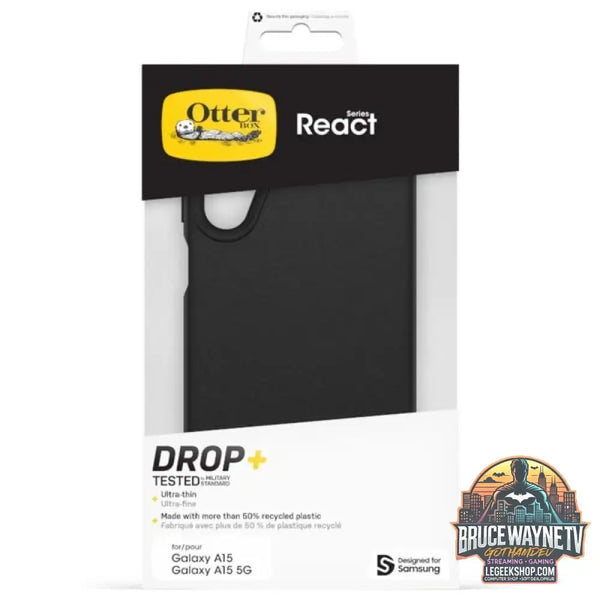 Otterbox React, Handyhülle schwarz, Samsung Galaxy A15 5G - Feature: Aussparung für Kamera