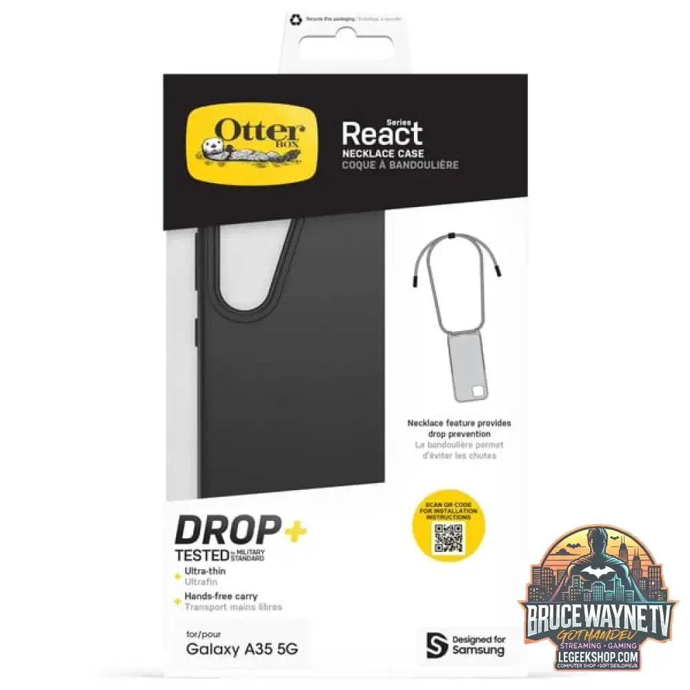 Otterbox React Necklace, Handyhülle schwarz, Samsung Galaxy A35 5G - Otterbox - vue 6