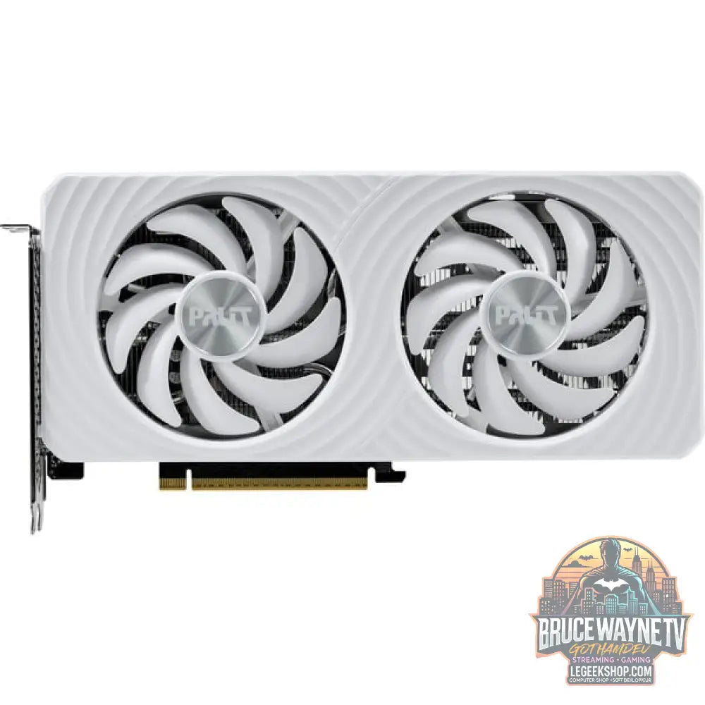 Palit GeForce RTX 5060 OC WHITE 8GB, carte graphique blanc, DLSS 4, 3x DisplayPort, 1x HDMI 2.1 - Palit - vue 3