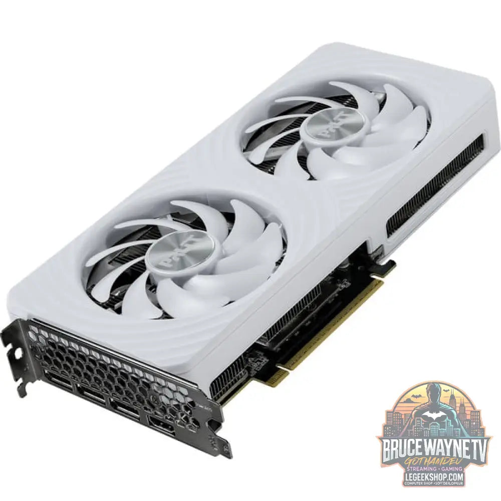Palit GeForce RTX 5060 OC WHITE 8GB, carte graphique blanc, DLSS 4, 3x DisplayPort, 1x HDMI 2.1 - Palit - vue 2