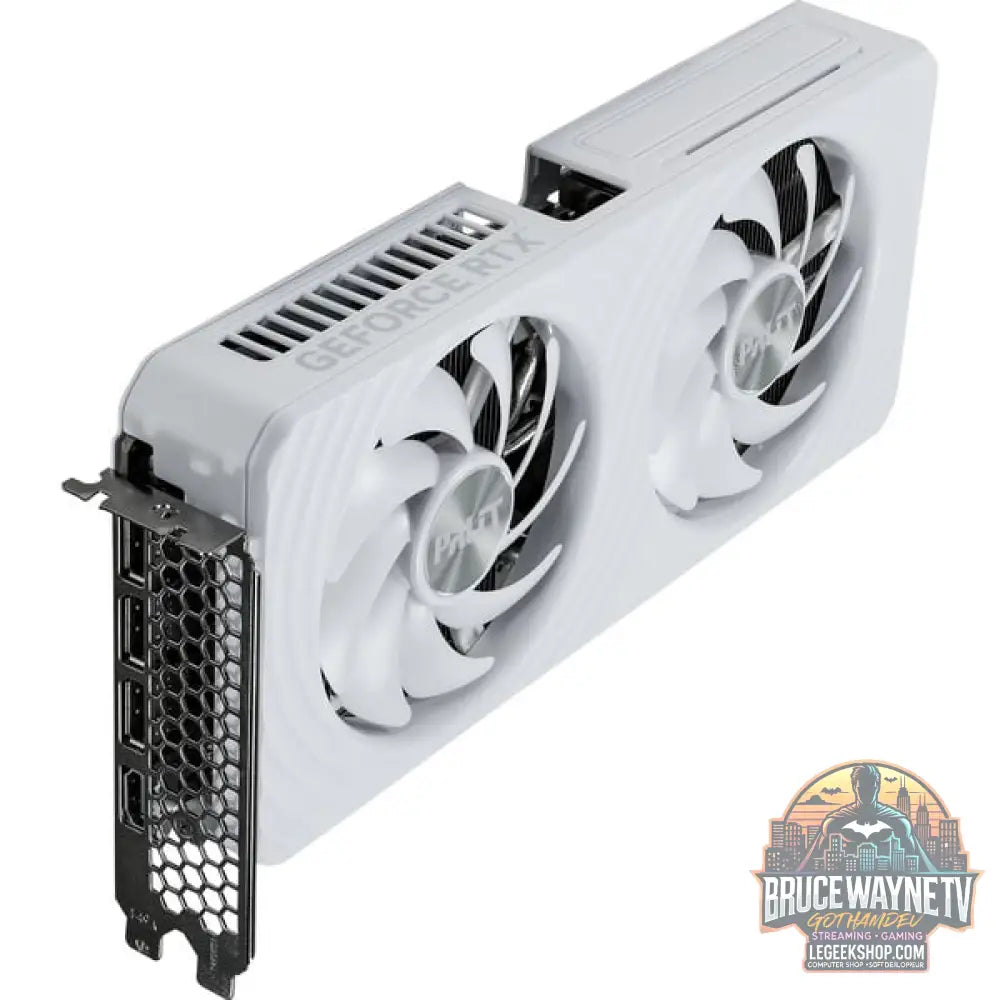 Palit GeForce RTX 5060 OC WHITE 8GB, carte graphique blanc, DLSS 4, 3x DisplayPort, 1x HDMI 2.1 - Palit - vue 5