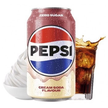 Pepsi Zero Sugar Cream Soda 330 ml x 24