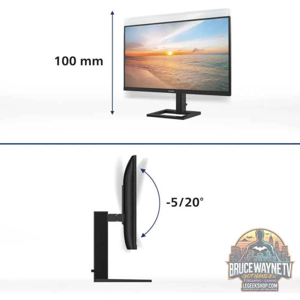 Philips 27E1N1800AE 27" 3840 × 2160 px IPS 60 Hz - Philips - vue 7