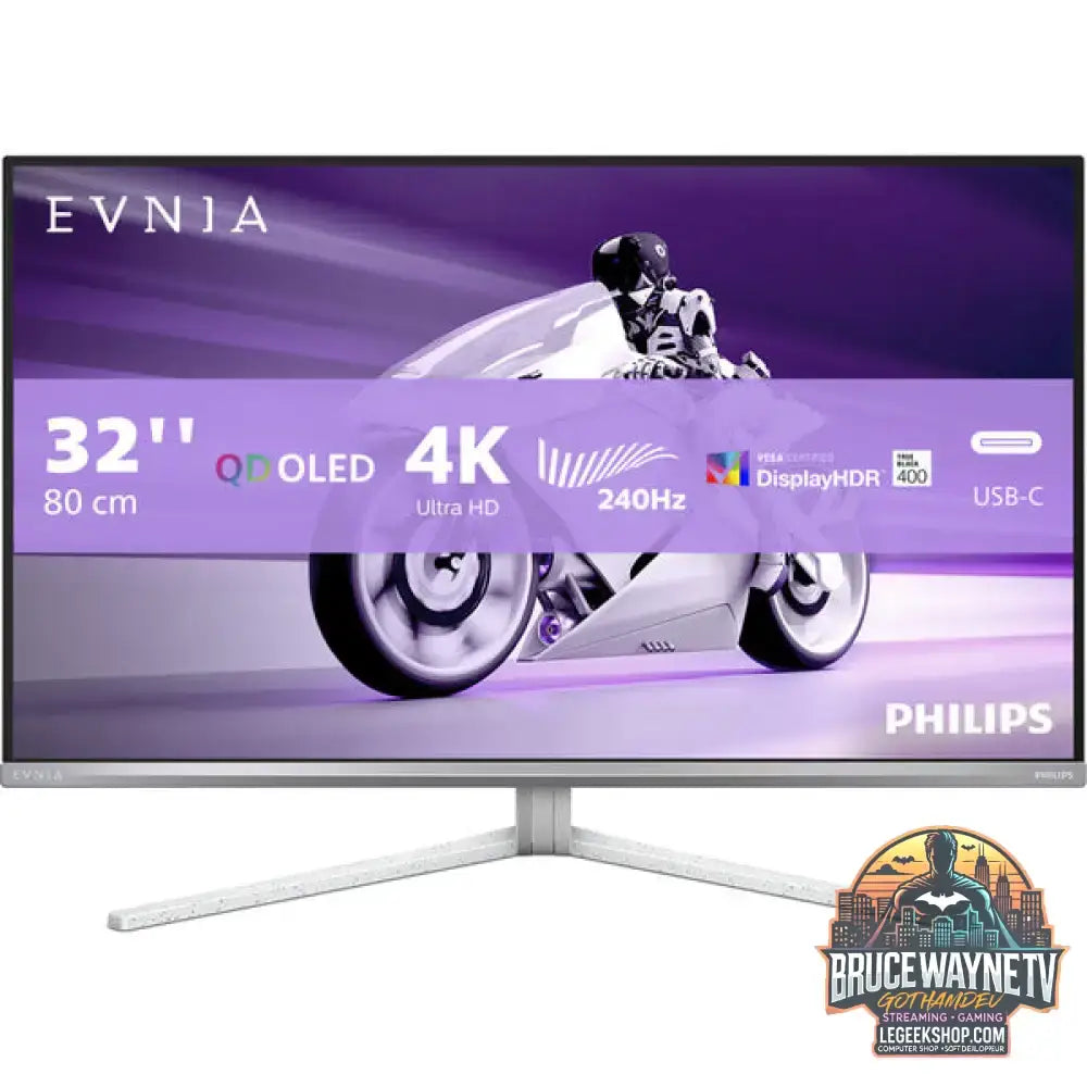 Philips Evnia 32M2N8900 QD-OLED 31,5" 3840 × 2160 px QD-OLED 240 Hz - Philips - vue 3