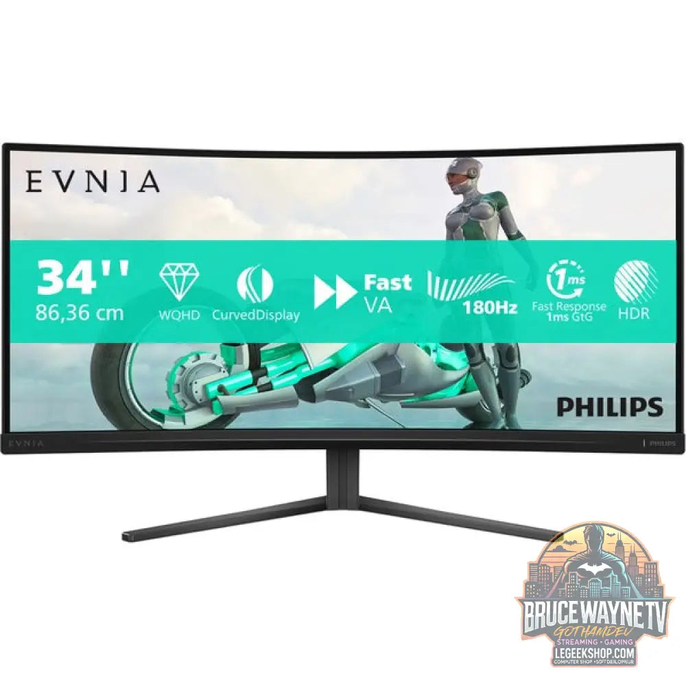 Philips Evnia 34M2C3500L 34" QHD/WQHD VA 180 Hz - Philips - vue 2