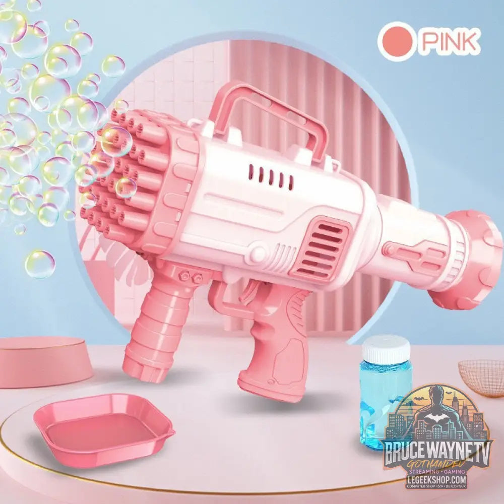 Pistolet Bulles Électrique 32 Trous Automatique Jouet Enfant - Jouet Bulles