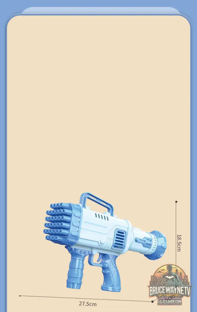 Pistolet Bulles Électrique 32 Trous Automatique Jouet Enfant - Jouet Bulles