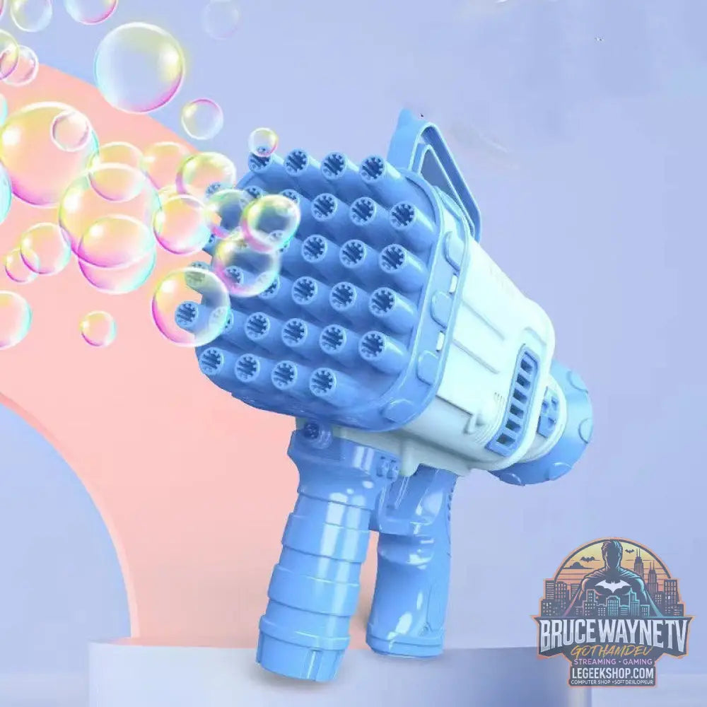 Pistolet Bulles Électrique 32 Trous Automatique Jouet Enfant - Jouet Bulles