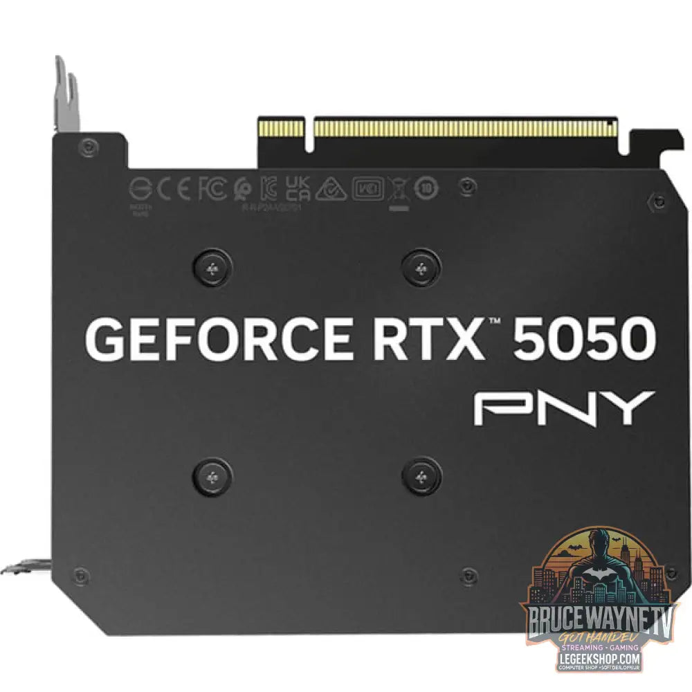 PNY GeForce RTX 5050 Single Fan, carte graphique DLSS 4, 3x DisplayPort, 1x HDMI 2.1 - PNY - vue 9
