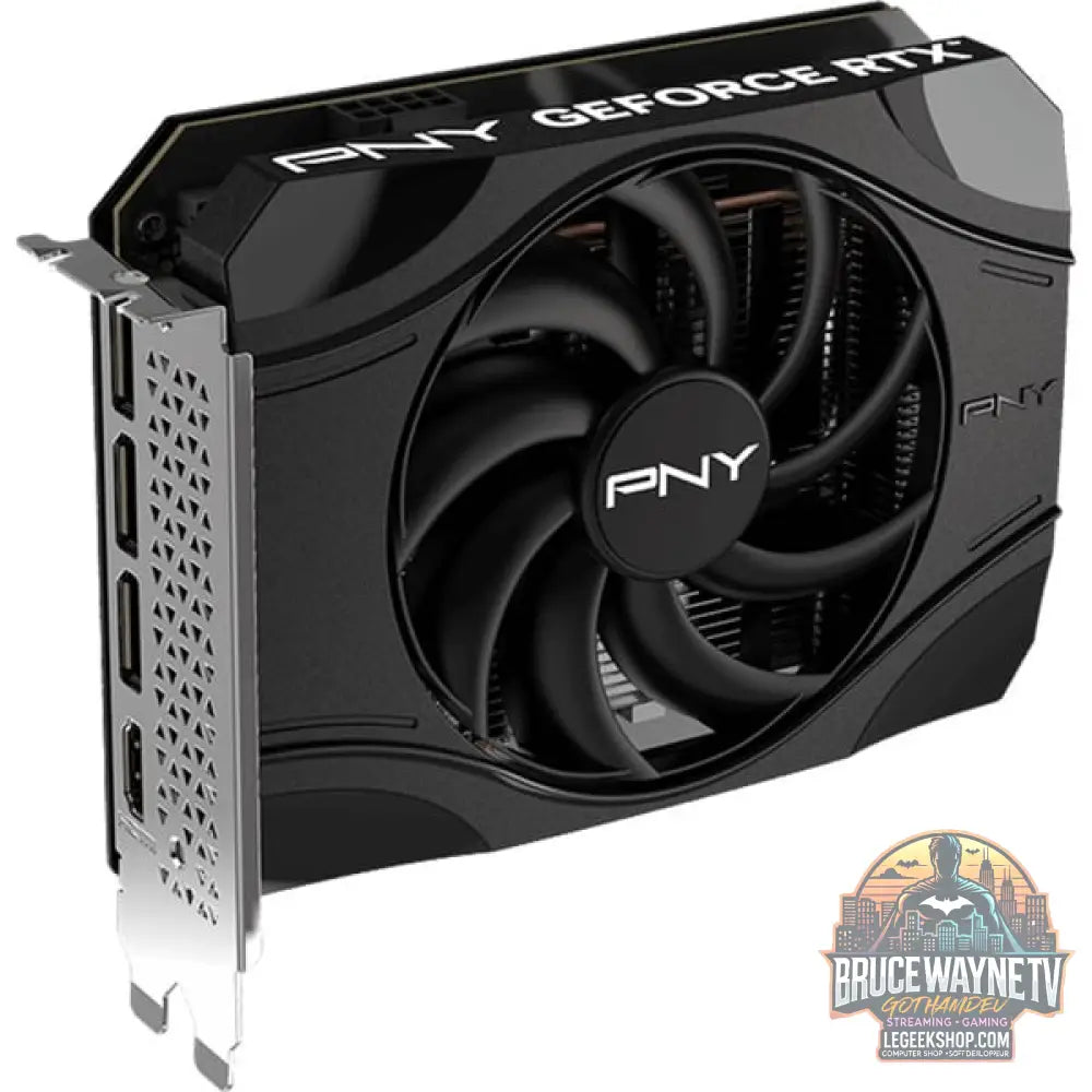 PNY GeForce RTX 5050 Single Fan, carte graphique DLSS 4, 3x DisplayPort, 1x HDMI 2.1 - PNY - vue 3