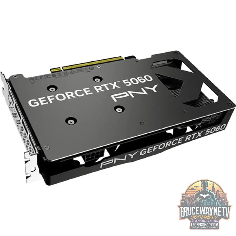 PNY GeForce RTX 5060 Dual Fan OC, carte graphique DLSS 4, 3x DisplayPort, 1x HDMI 2.1 - PNY - vue 5