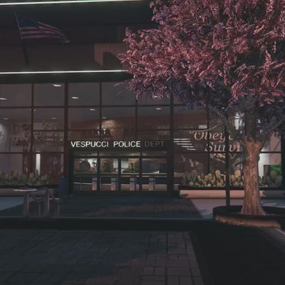 🚔 Service de police de Vespucci FiveM MLO |… — détail mod fivem, vue 9, LeGeekShop