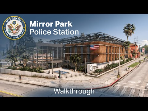 Mirror Park Police Station — détail FiveM MLO, vue 3, LeGeekShop