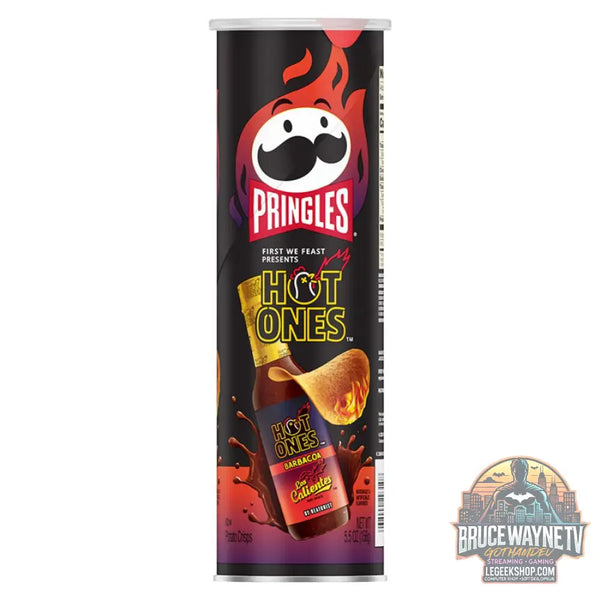 Pringles Hot Ones Los Calientes Barbacoa chips épicées saveur barbacoa 156g (Paquet de 14) - Snacks & boissons importés