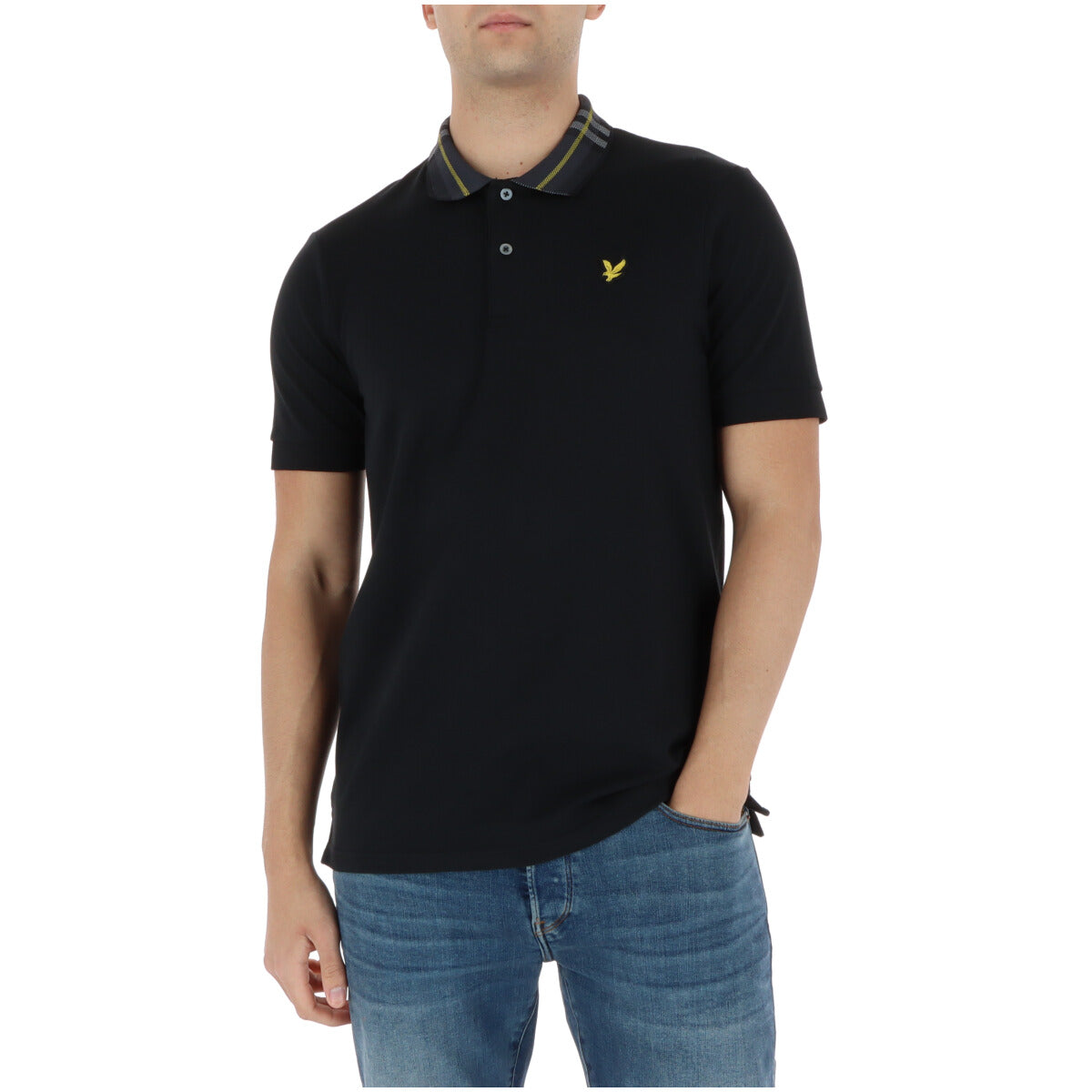 Lyle & Scott Polo homme — black
