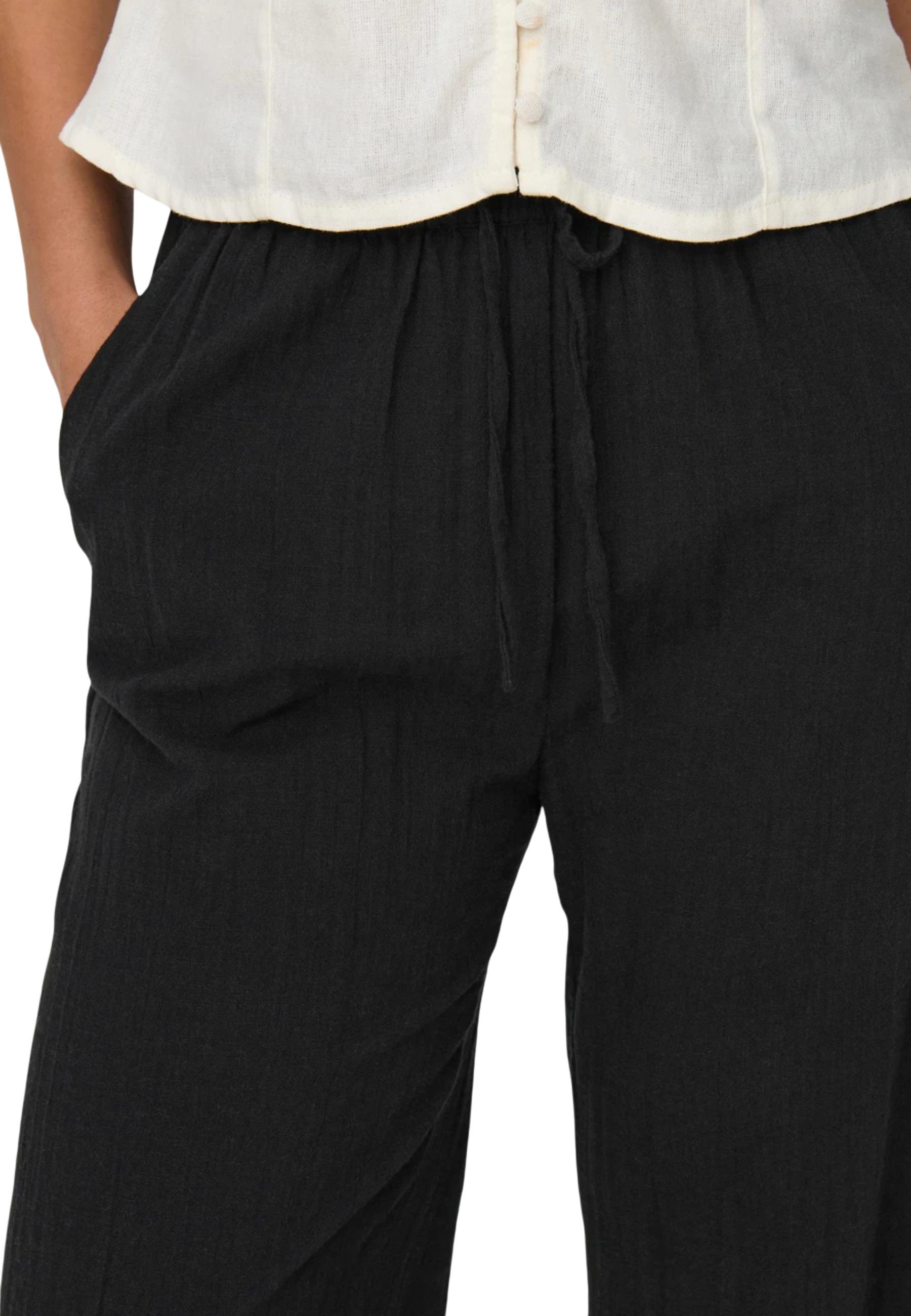 Only Pantalon femme Pantalons — black