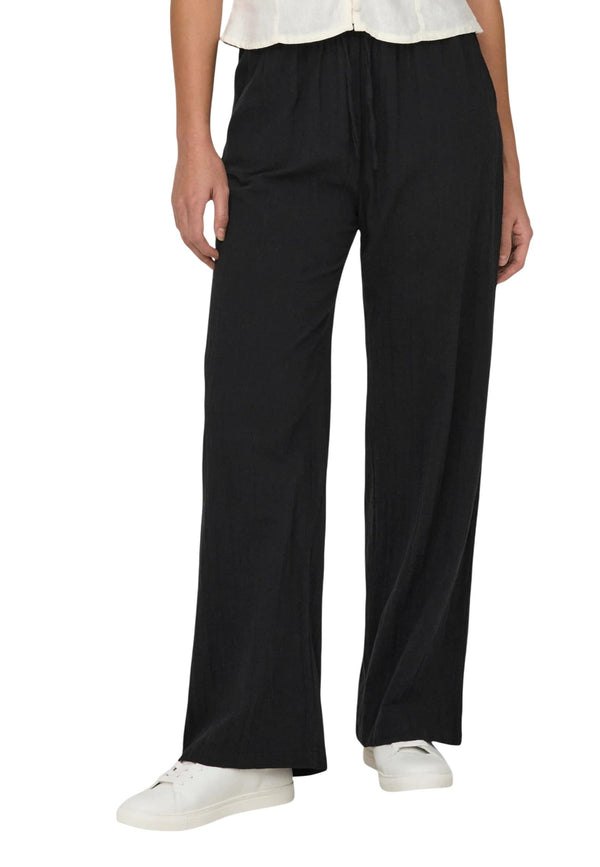 Only Pantalon femme Pantalons — black