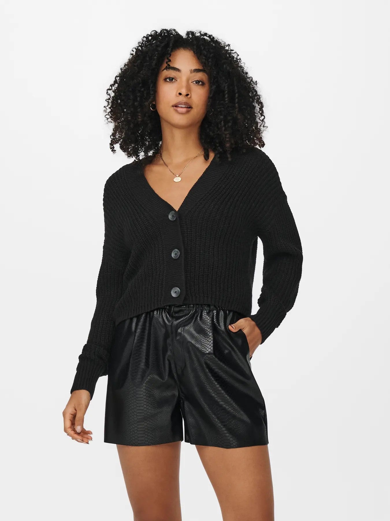 Only Vêtement femme Cardigans — black