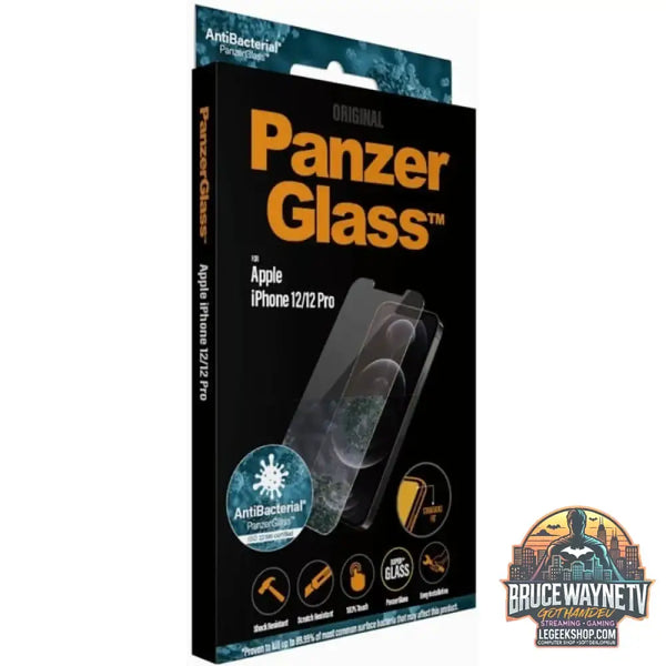 PanzerGlass Displayschutz, Schutzfolie transparent, iPhone 12 | 12 Pro - Beschaffenheit: Glänzend