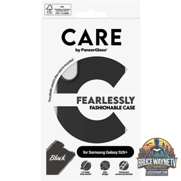 PanzerGlass Fearlessly Fashionable Case, Handyhülle schwarz, Samsung Galaxy S25+ - PanzerGlass
