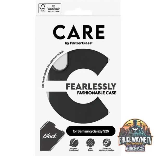 PanzerGlass Fearlessly Fashionable Case, Handyhülle schwarz, Samsung Galaxy S25 - PanzerGlass