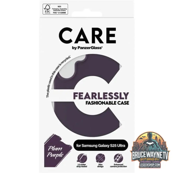 PanzerGlass Fearlessly Fashionable Case, Handyhülle pflaume, Samsung Galaxy S25 Ultra - PanzerGlass