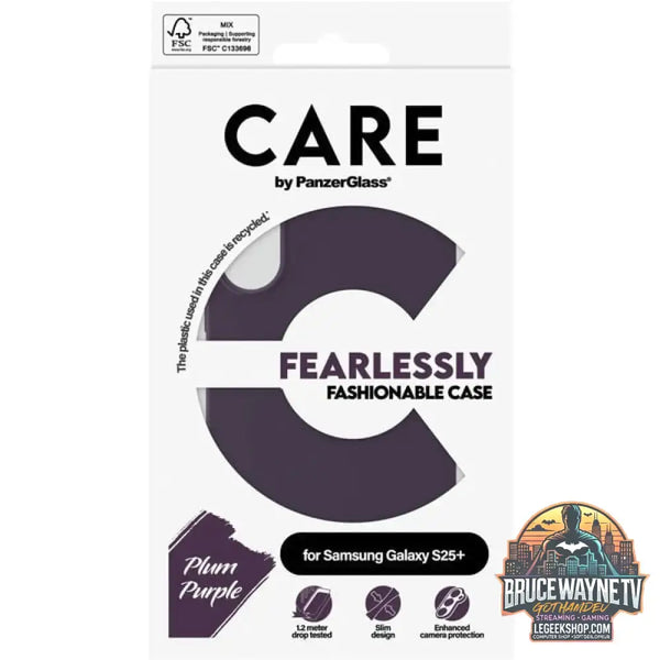 PanzerGlass Fearlessly Fashionable Case, Handyhülle pflaume, Samsung Galaxy S25+ - PanzerGlass