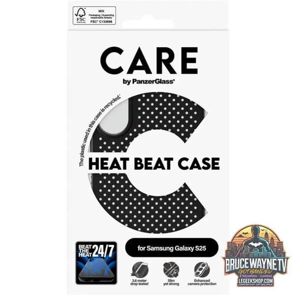 PanzerGlass Heat Beat Case, Handyhülle schwarz, Samsung Galaxy S25, QI-kompatibel - PanzerGlass