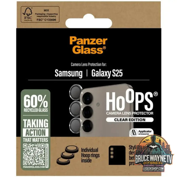 PanzerGlass Hoops Kameraschutz, Schutzfolie transparent, Samsung Galaxy S25 - PanzerGlass