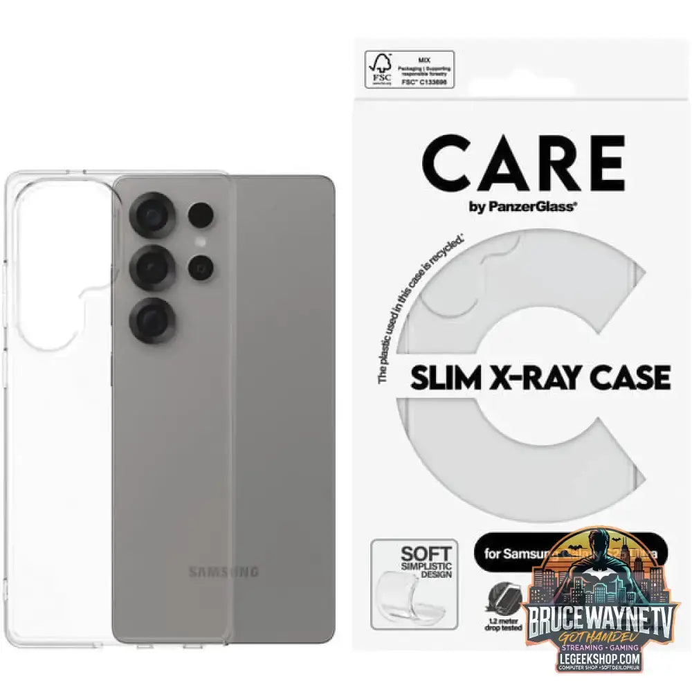 PanzerGlass Slim X-Ray Case, Handyhülle transparent, Samsung Galaxy S25 Ultra - PanzerGlass - vue 4