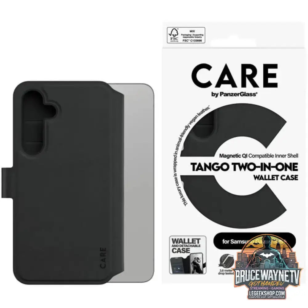 PanzerGlass Tango Two-in-One Case, Handyhülle schwarz, Samsung Galaxy S25+, QI-kompatibel - PanzerGlass - vue 5