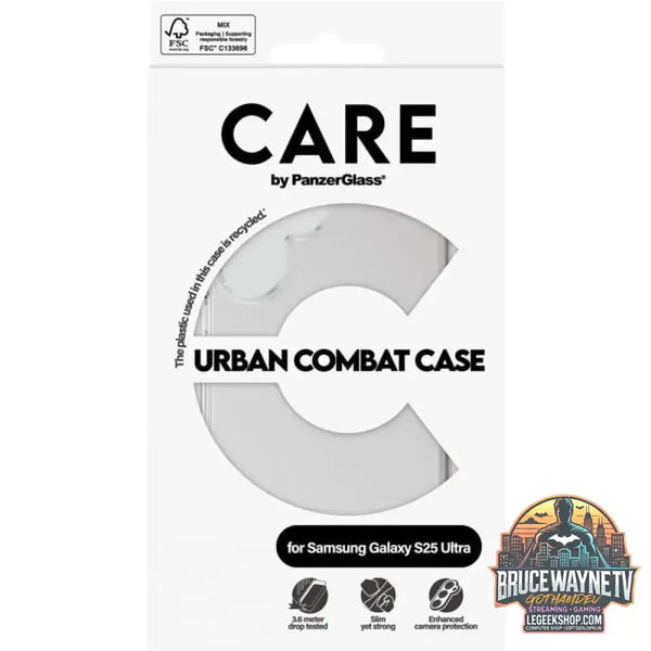 PanzerGlass Urban Combat Case, Handyhülle transparent, Samsung Galaxy S25 Ultra - PanzerGlass