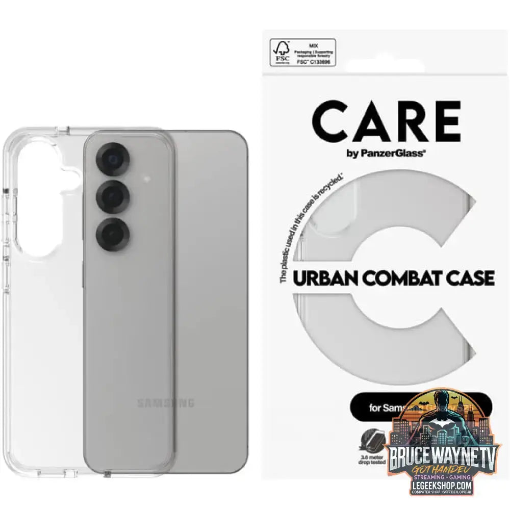 PanzerGlass Urban Combat Case, Handyhülle transparent, Samsung Galaxy S25 - PanzerGlass - vue 4
