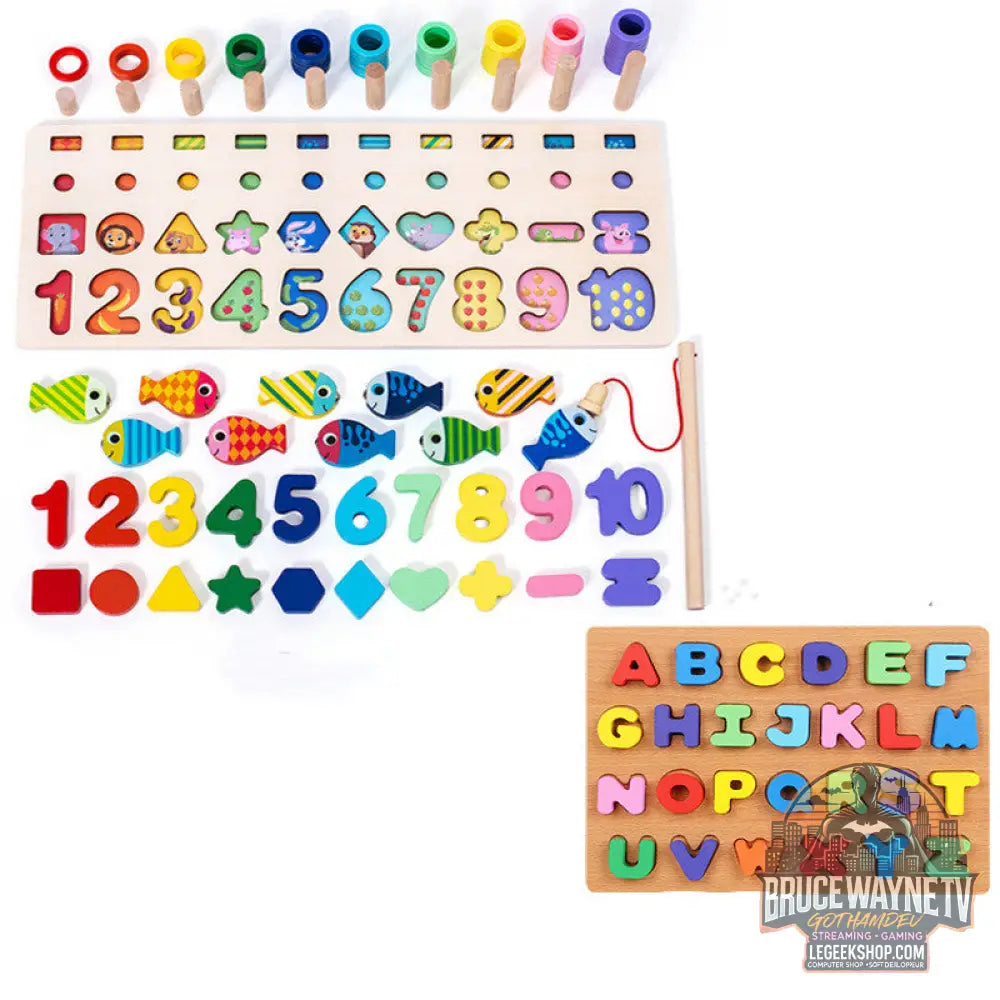 Puzzle 3D Alphabet Chiffres Bébé Éducatif Géométrique Coloré - Capital ABC / Q1pc - Jouets Bébé