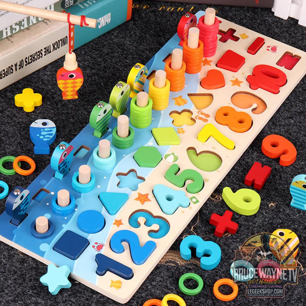 Puzzle 3D Alphabet Chiffres Bébé Éducatif Géométrique Coloré - Jouets Bébé