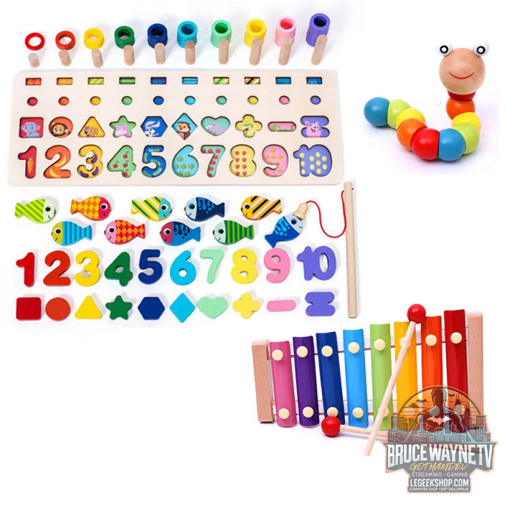 Puzzle 3D Alphabet Chiffres Bébé Éducatif Géométrique Coloré - Twister / Q1pc - Jouets Bébé