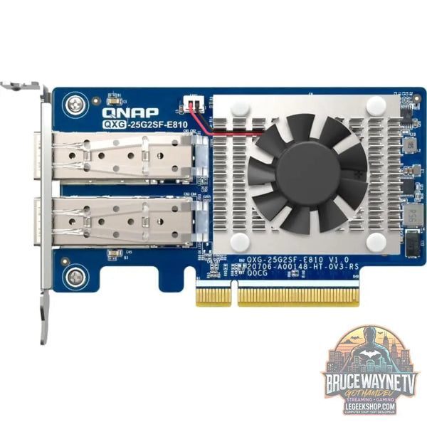 QNAP, adaptateur réseau, 2x SFP28, PCIe 4.0 x8 - QNAP