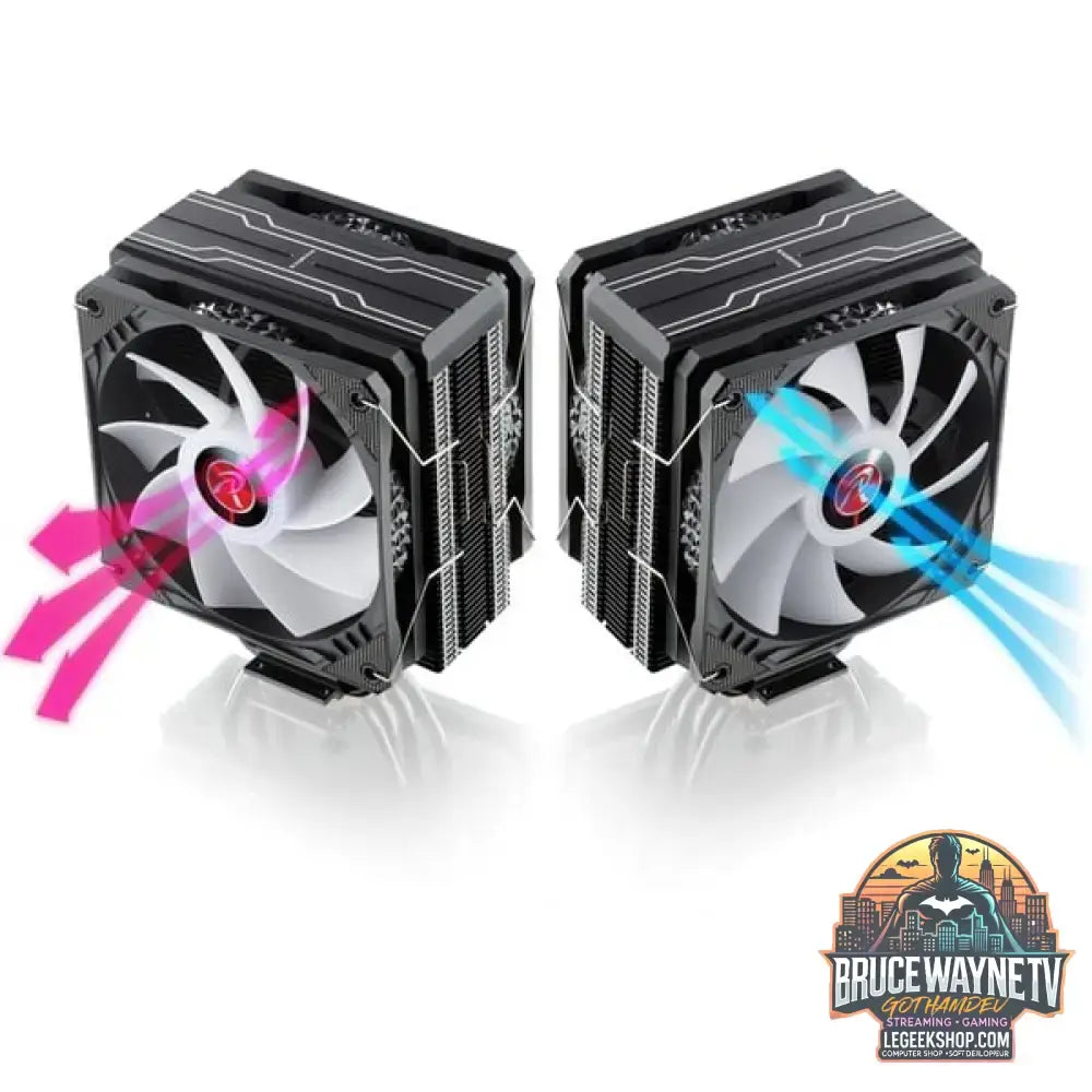 RAIJINTEK ELEOS 12 DUO RBW, CPU-Kühler 120 mm - RAIJINTEK - vue 7