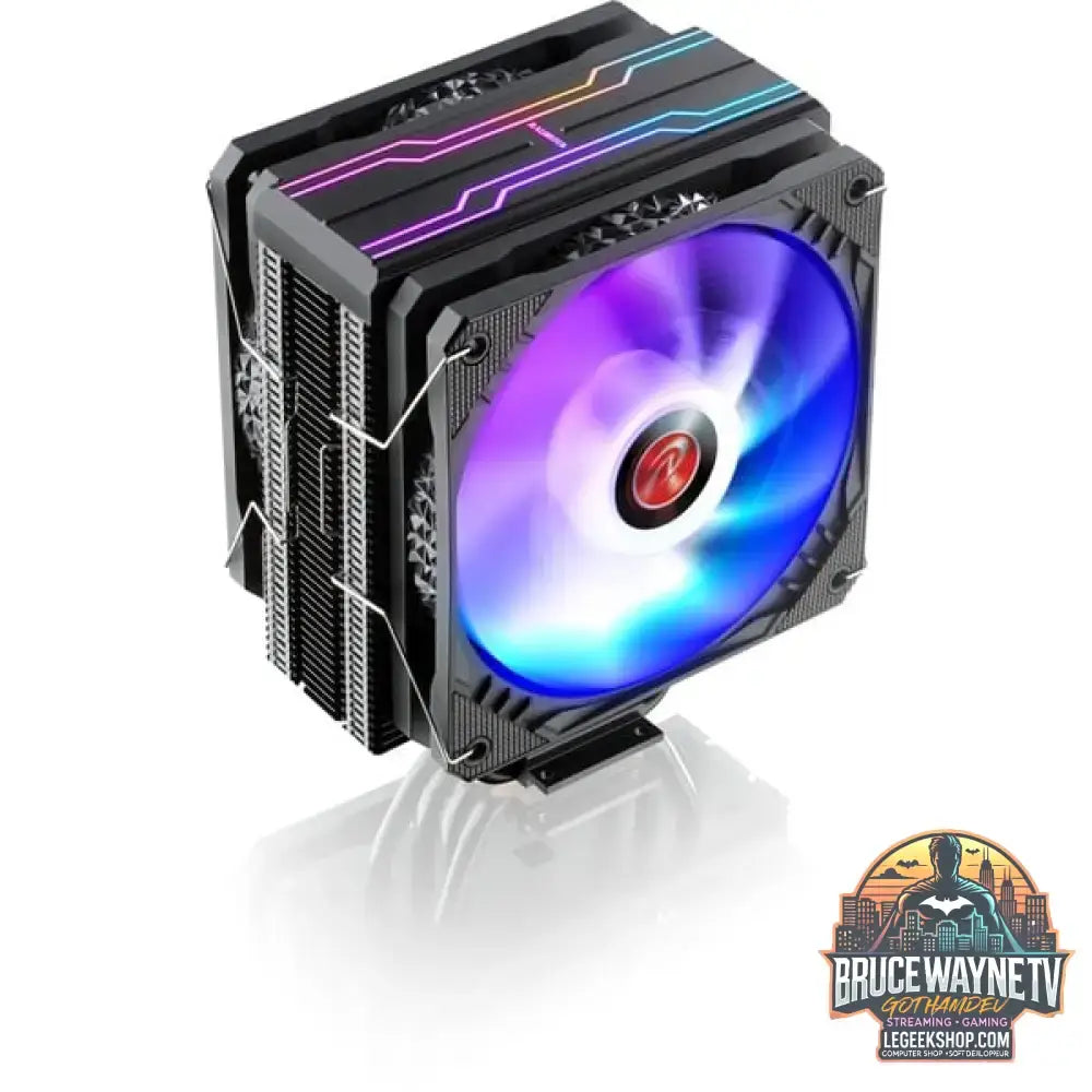 RAIJINTEK ELEOS 12 DUO RBW, CPU-Kühler 120 mm - RAIJINTEK - vue 5